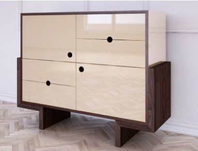 Chest of MDF and veneer