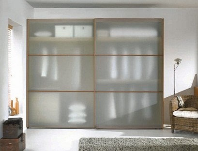 Cabinet with white doors