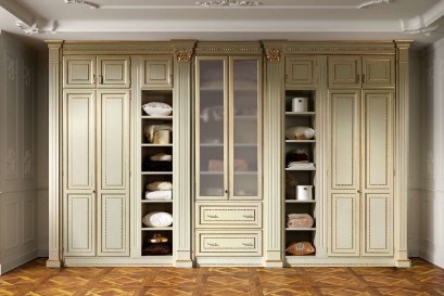 Cabinet in classic interior
